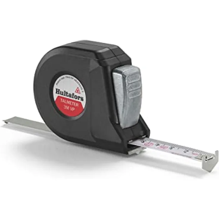 Talmeter Bandmaß VP 3 Meter für heiße Oberflächen & Belüftungsrohre I Hultafors I Genauigkeitsklasse II I Made in EU I 7-in-1 Massband mit einzigartiger Mess- und Anreißfunktion I 359403