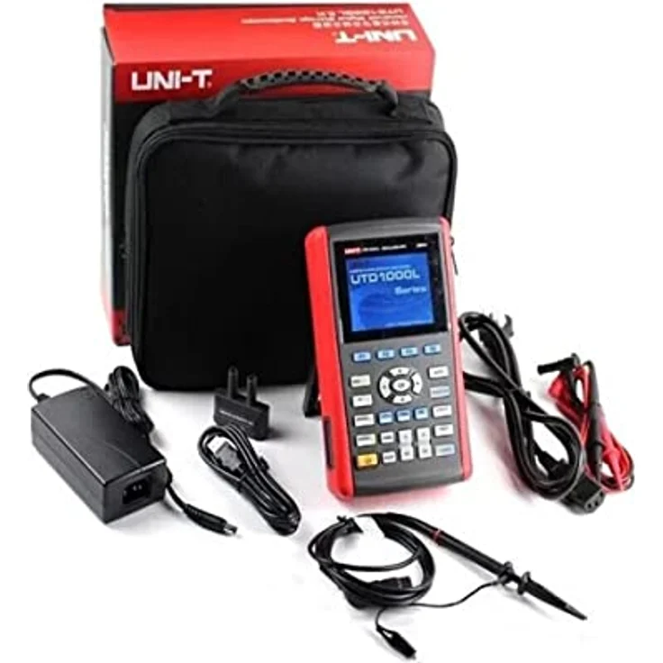 UNI-T UTD1025CL Tragbar Digitales Speicheroszilloskop 25MHz, 1 Kanal, 200 Msa/s, 2 in 1 Oszilloskop & Multimeter mit 3,5 Zoll TFL LCD – Bild 5