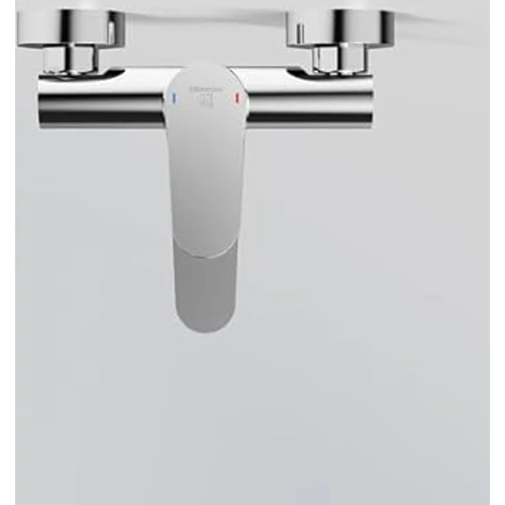 Steinberg Serie 340, Wannenarmatur Aufputz für zwei Verbraucher, Chrom, Ausladung 110mm, Einhebelarmatur – Bild 2