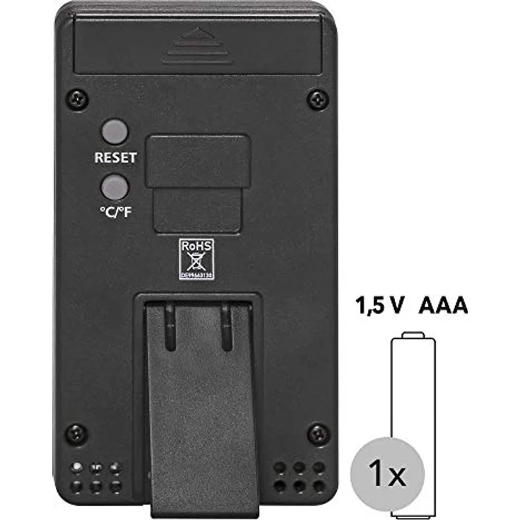 TROTEC Raum-Thermohygrometer BZ05 Thermometer Anzeige von Raumtemperatur Luftfeuchtigkeit Uhrzeit Datum Messbereich 0°C bis 50°C / 10% bis 90% Behaglichkeitsdiagramm Wohlfühlindikator Weckfunktion – Bild 3