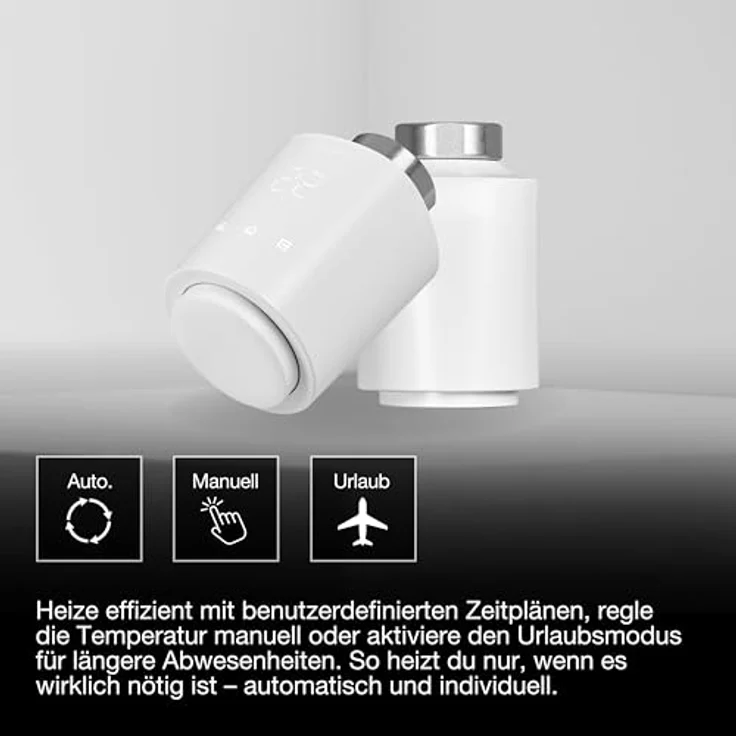 OSRAM SMART+ WiFi Heizkörperthermostat, programmierbar mit IP20-Schutz, für Smart Home, weiß, 1er-Pack – Bild 3