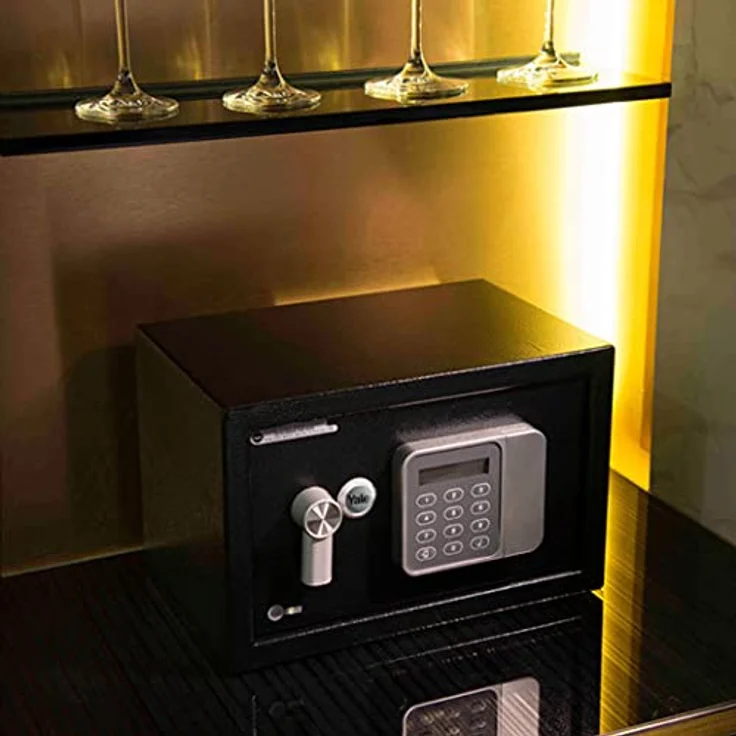 Yale Elektronischer Gästetresor - Klein- YSG/200/DB2 - Standardsicherheit - Schwarz – Bild 3