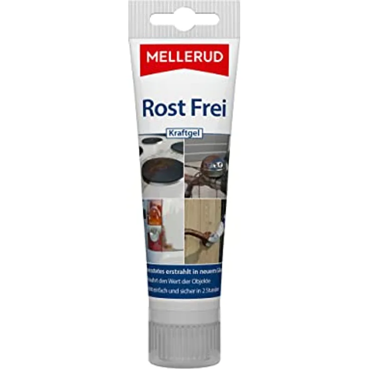MELLERUD Rost Frei Kraftgel | 1 x 75 ml | Gründliche Rostentfernung gegen hartnäckige Flecken