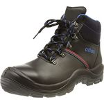 Atlas Knöchelhoher Sicherheitsschuh anatomic bau 500 S3, Weite 12, Größe 41, Wasserdichtes Rindleder, Atmungsaktiv, Langlebig
