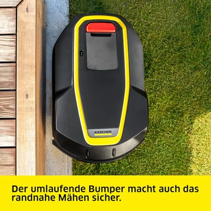 Kärcher Mähroboter RCX 4, GPS-gesteuerter Automatikmäher für Rasenflächen bis 1.500 m² mit Allradantrieb und App-Steuerung – Bild 6