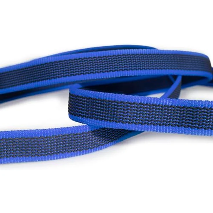 IDC Color & Gray gumierte Leine, 20 mm x 1 m mit Schlaufe, Blau-Grau – Bild 4