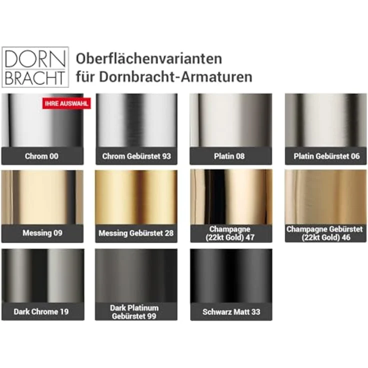 Dornbracht Küchenarmatur (1-St) 33865895-00, Einhebelmischer mit hochglänzender Oberfläche, schwenkbarem Auslauf und Antikalk-System – Bild 2