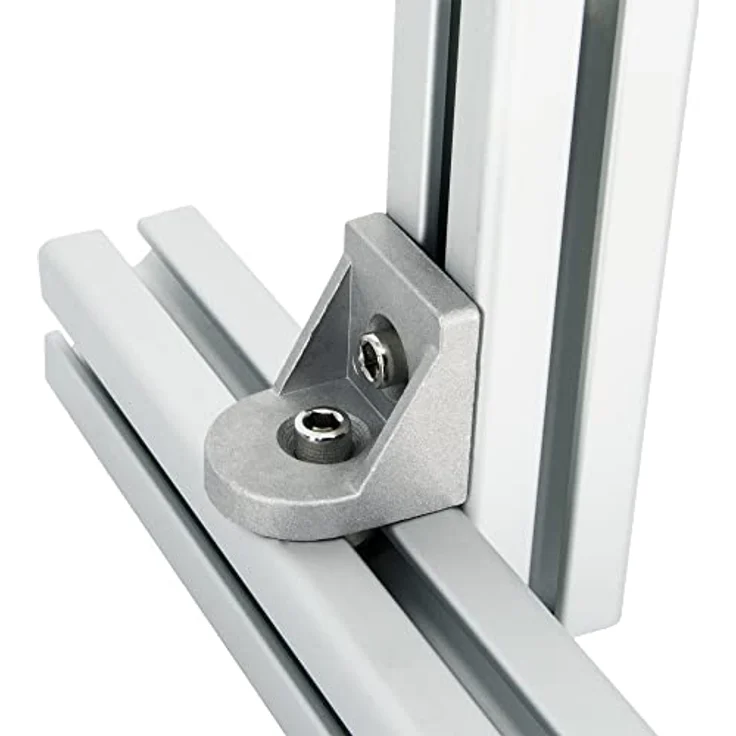 SCHMIDT systemprofiles Drehwinkel Nut 8, Aluminium Winkel Verbinder 43x43x38mm für beliebige Winkel von 0 bis 180 Grad – Bild 5