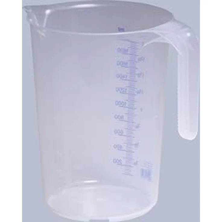Messkanne 2000 ml PP transp.D151xH206mm Griff offen HÜNERSDORFF – Bild 3