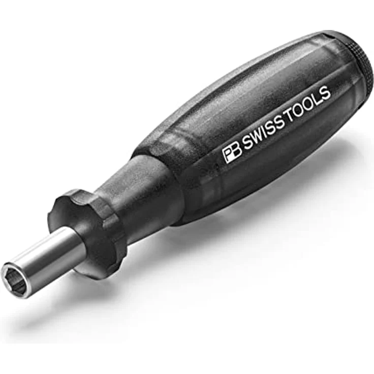 PB Swiss Tools Bit Handhalter Schraubendreher PB 6464 | 100% Swiss Made | Schraubendreher mit Bits im Griff, inklusive Schlitz 2/3/4, PH1/PH2, T10/T15/T20 Bits, Schwarz – Bild 2