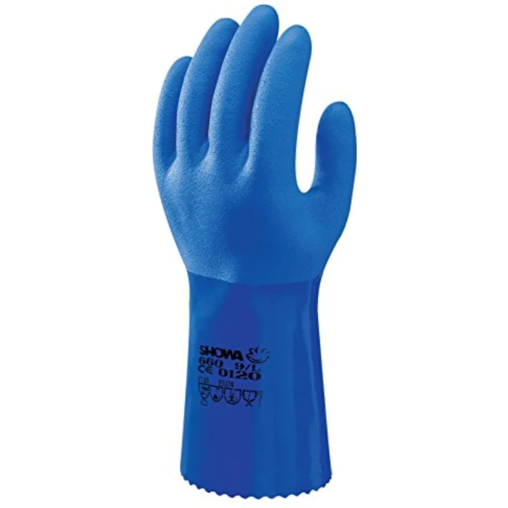 SHOWA 660, PVC €“ Beschichtung, Chemie, Blau, 9-L – Bild 2