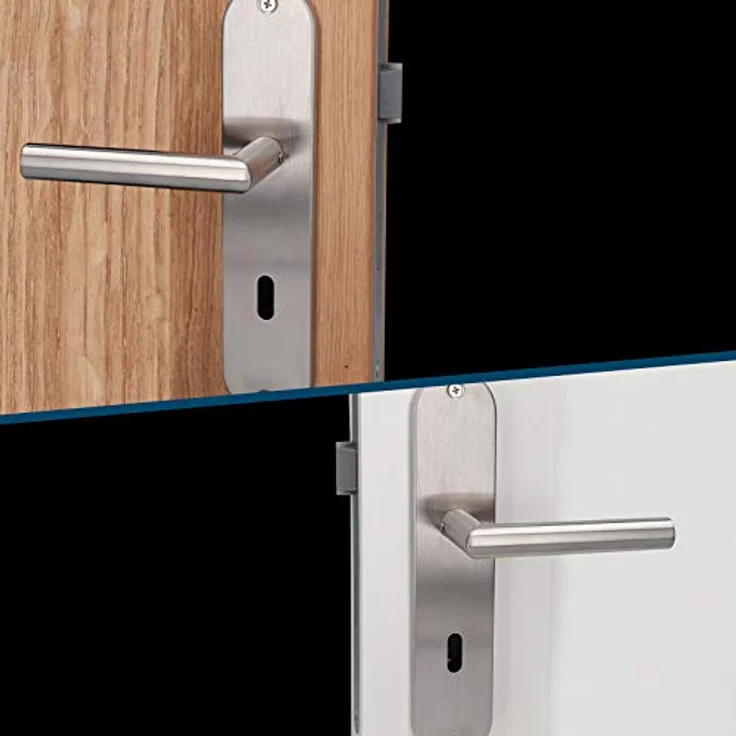 Alpertec 28015500 Edelstahl Conte-LS Renovierungsgarnitur für Zimmertüren Drückergarnitur Türdrücker Türbeschläge Neu – Bild 5