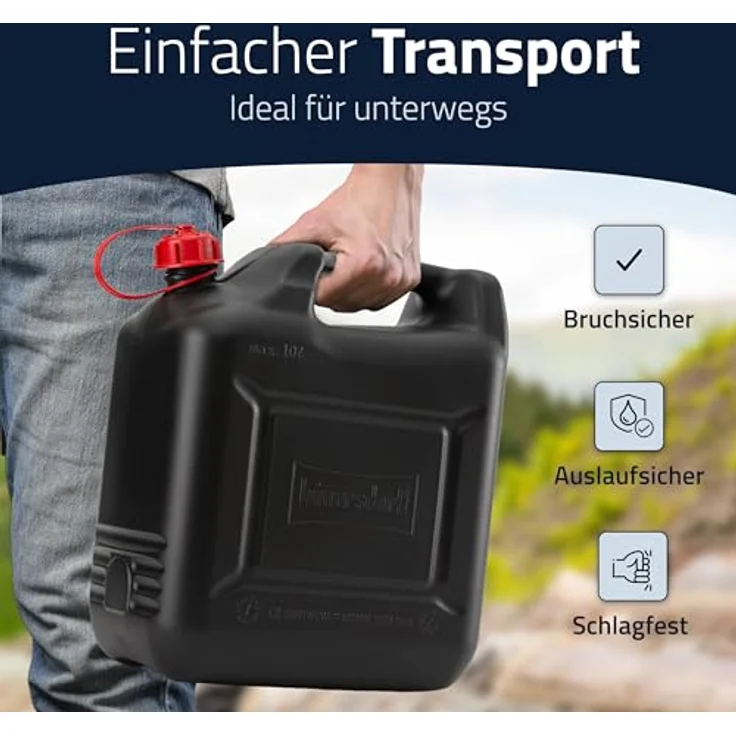 HÜNERSDORFF Benzinkanister 10 Liter – Bild 9