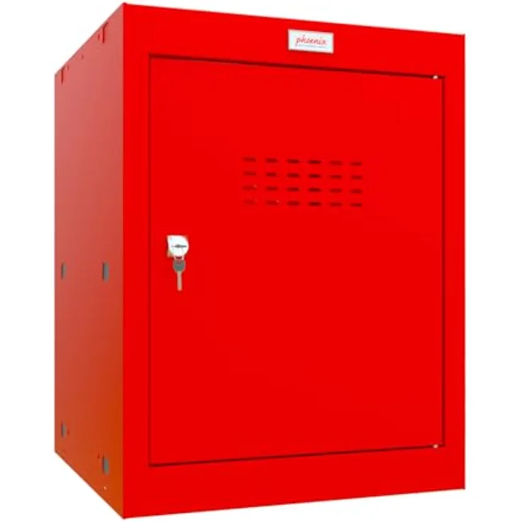 Phoenix CL0544RRK Würfel Schließfach Mittel 1 Rot mit Schlüssel-Schloss (B x H x T) 400 x 520 x 40