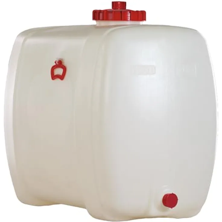 GRAF Universal-Fass weiß oval 300 l, lebensmittelechtes Polyethylen, luftdichter Schraubverschluss, vielseitig einsetzbar