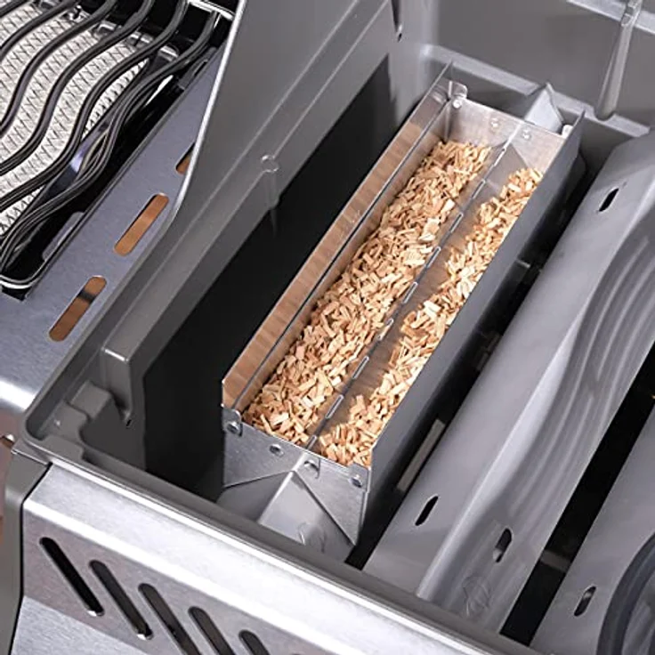 SANTOS Smokerbox für Napoleon Gasgrills, 30 x 8,6 x 6,5 cm – Bild 6