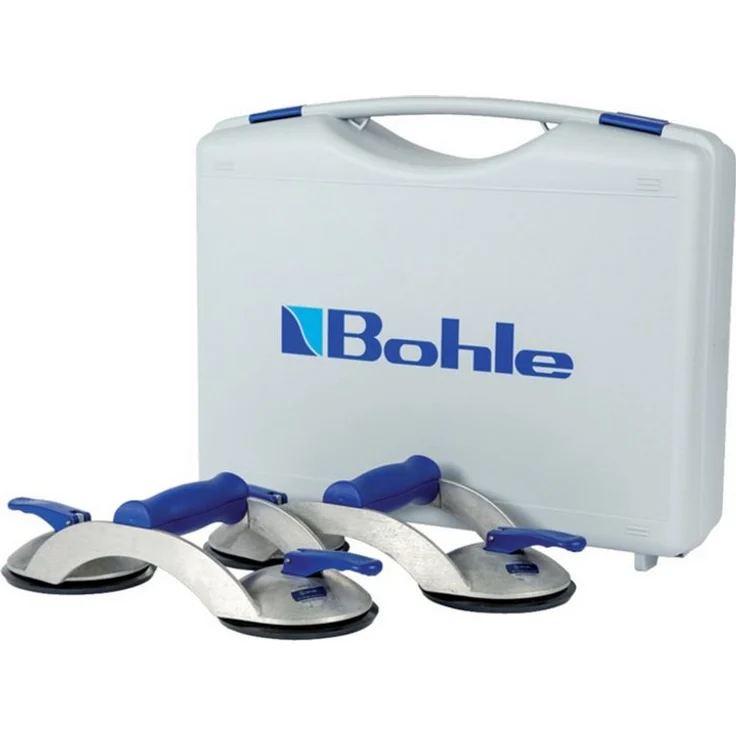 Bohle Werkzeugkoffer BOHLE Set S 2.0 BL, mit 2 Saughebern zur optimalen Sicherung von Gummischeiben, doppelte Tragkraft