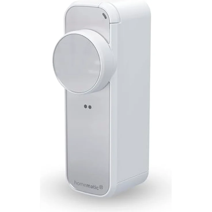 Homematic IP Türschlossantrieb – pro, weiß-silber, Smart Lock mit permanenter Türüberwachung, App-Steuerung, Alexa & Google Home, 162822A0 – Bild 1