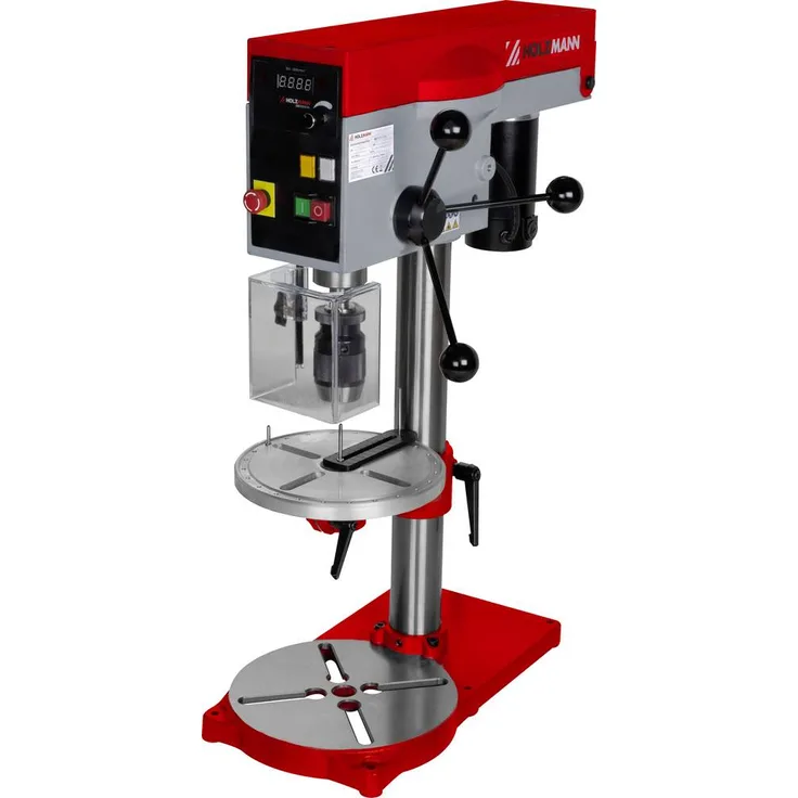 Holzmann Maschinen SB18B16VN, Ständerbohrmaschine 550W 230V mit Zentrierlaser und LED-Arbeitslicht, variable Bohrgeschwindigkeit