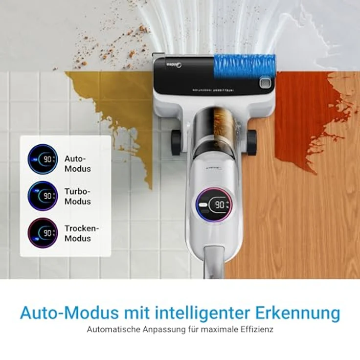 Midea Nass-Trocken-Akkusauger X 10 black, 3 IN 1 Funktion, Selbstreinigung, Kantenreinigung – Bild 2
