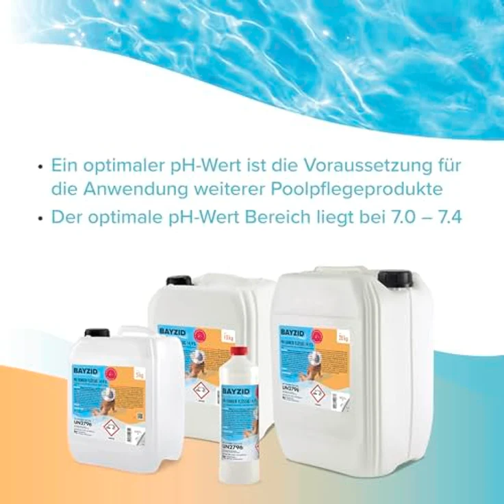 Höfer Chemie GmbH 2 x 20 kg BAYZID pH Minus flüssig 14,9% – Bild 5