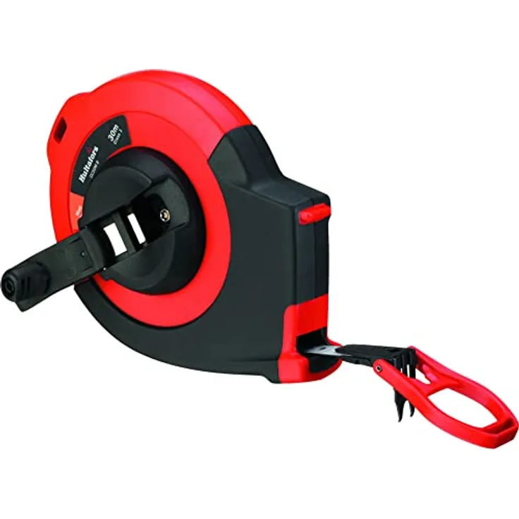 Hultafors Bandmaß CC20 (Bandlänge 30 m, Bandbreite 10 mm, Stahlmaßband mit ABS Gehäuse, Tintendruck-Einteilung, Messwerkzeug) 483136