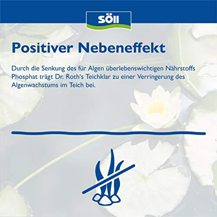 Söll klarer Teich 1 Kg Dr. Roth's TeichKlar für 20 Qbm Teiche – Bild 4