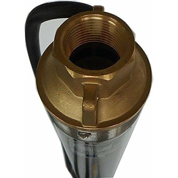 CHM GmbH® Tiefbrunnenpumpe 3 Zoll 750 Watt 6000 L/h 6,2 Bar Druck 25m Kabel u. Motorschutzschalter 5% sandverträglich, Edelstahlgehäuse – Bild 4