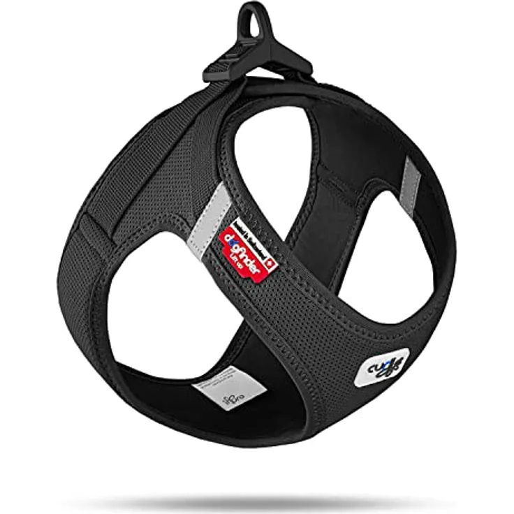 Curli Vest Harness Clasp Air-Mesh, PN2805, Schwarz, XL