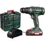 PARKSIDE Akku-Bohrschrauber-Set PABS 20-Li, 20 V mit 2 Akkus, 2-Gang-Getriebe und umfangreichem Zubehör im Aufbewahrungskoffer