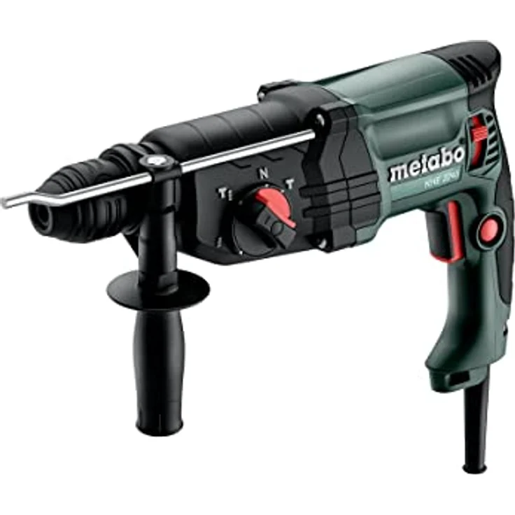 Metabo Kombihammer Set KHE 2245, mit SDS-plus Bohrer-/Meißelset 5tlg., Hammerbohren, Bohren, Meißeln, Vario-Elektronik – Bild 2