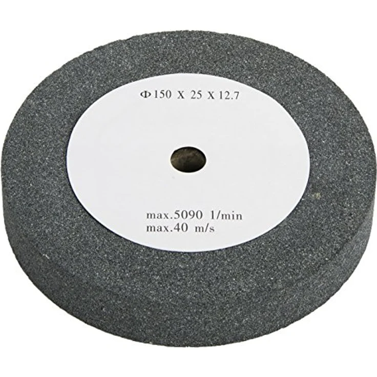 Scheppach Schleifscheibe K 60, Durchmesser 150 x 25 x 12,7 mm für Kombinationsschleifmaschine – Bild 1