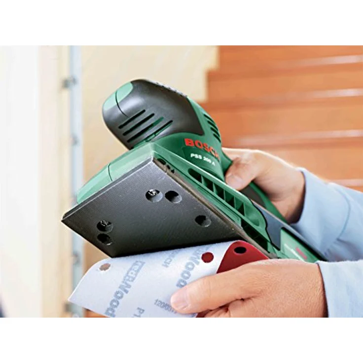 Bosch Professional Schleifblatt Expert for Wood and Paint Holz und Farbe für Schwingschleifer (10 Stück, Körnung 80, C430) - Preisvergleich – Bild 5
