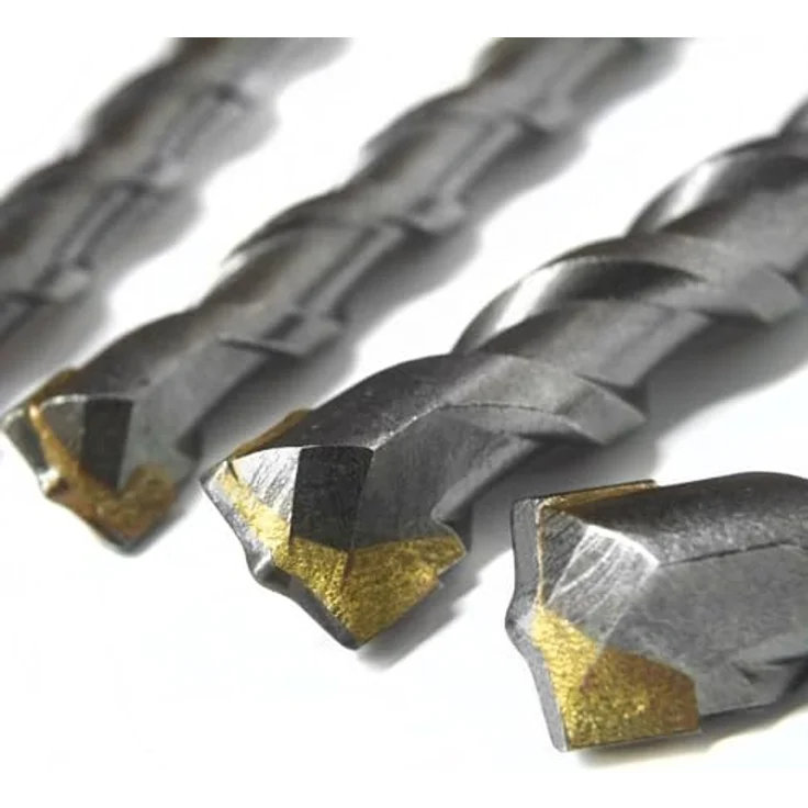 S&R Hammerbohrer, 6-teiliges SDS PLUS-Bohrer-Set für Bohrhammer, Schlag-Bohrer für Beton, Granit und Stein, PGM kontrolliert – Bild 3