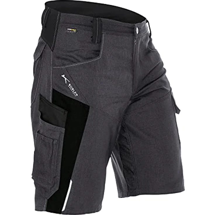 KÜBLER Workwear | KÜBLER BODYFORCE Arbeitsshorts | anthrazit/schwarz | Größe 42 – Bild 1