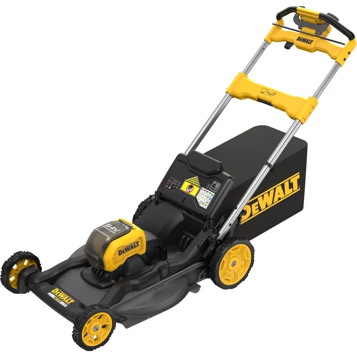 DeWalt Rasenmäher DCMW564 53 cm, Akku-Rasenmäher mit 54 V, bürstenlosem Direktantrieb, sensor-gesteuerter Drehzahl und zentraler Schnitthöhenverstellung