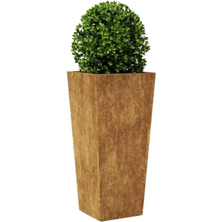 vidaXL Pflanzkübel 35x35x75 cm Cortenstahl, stabil und rostbeständig, viel Platz, Unkraut- und Schädlingsschutz – Bild 3
