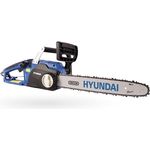 Hyundai Elektro-Kettensäge CS2416E, 2.400 W mit 400 mm Schwert, automatische Kettenschmierung, Schnellstopp-Kettenbremse