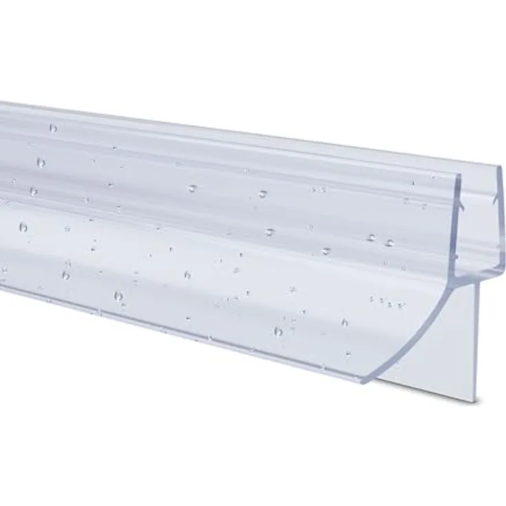 tktrading24 Duschdichtung PVC Ersatzdichtung TYP-6, 200cm für Glasstärke 10mm, schimmelbeständig und leicht zu montieren