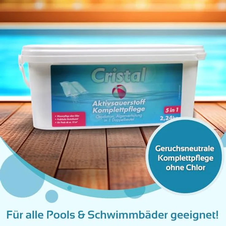 Cristal 1199240 Aktivsauerstoff Komplettpflege 2,24 kg – Bild 2