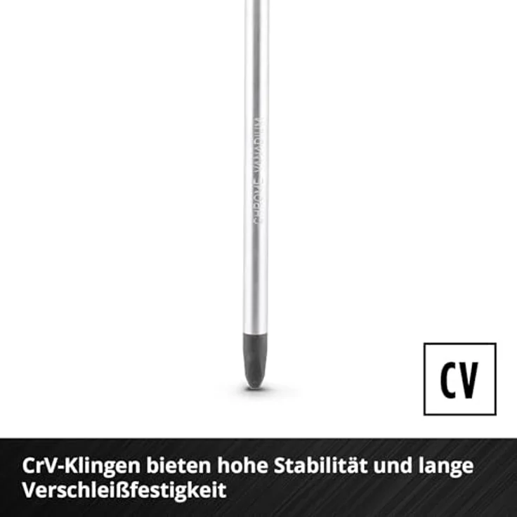 Einhell Schraubendreher-Set 5-tlg., CrV-Klingen, magnetische Spitzen, ergonomische Griffe, PH-Größen für präzises Arbeiten – Bild 3