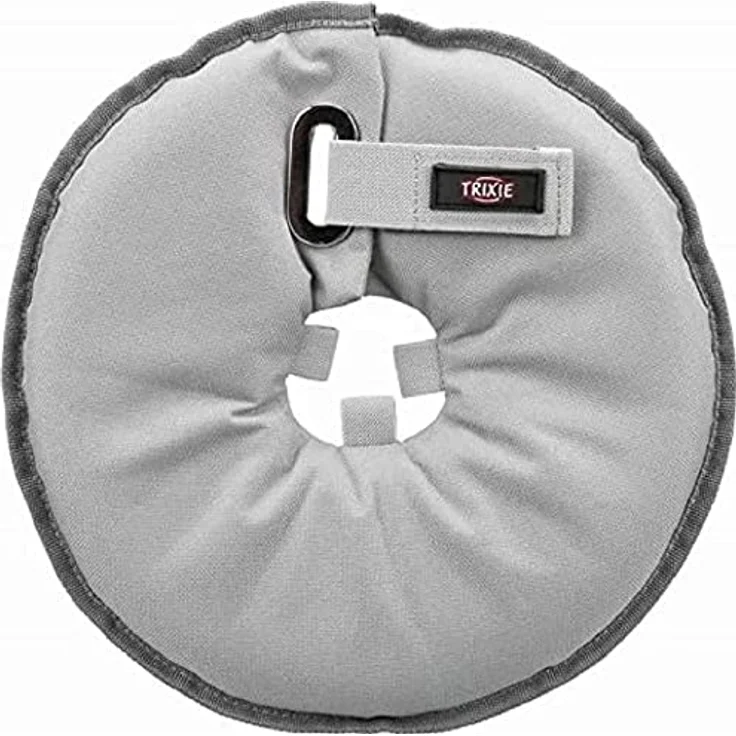 Trixie 19425 Schutzkragen, L: 46–49 cm/24 cm, grau – Bild 1