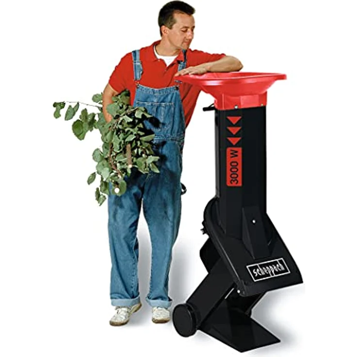Scheppach Häcksler BIOSTAR 3000 Gartenhäcksler - 400V, 3500 Watt Leistung, Ast- Ø 50 mm, Made in Germany, Wattendemesser, inkl. Fahrvorrichtung – Bild 4