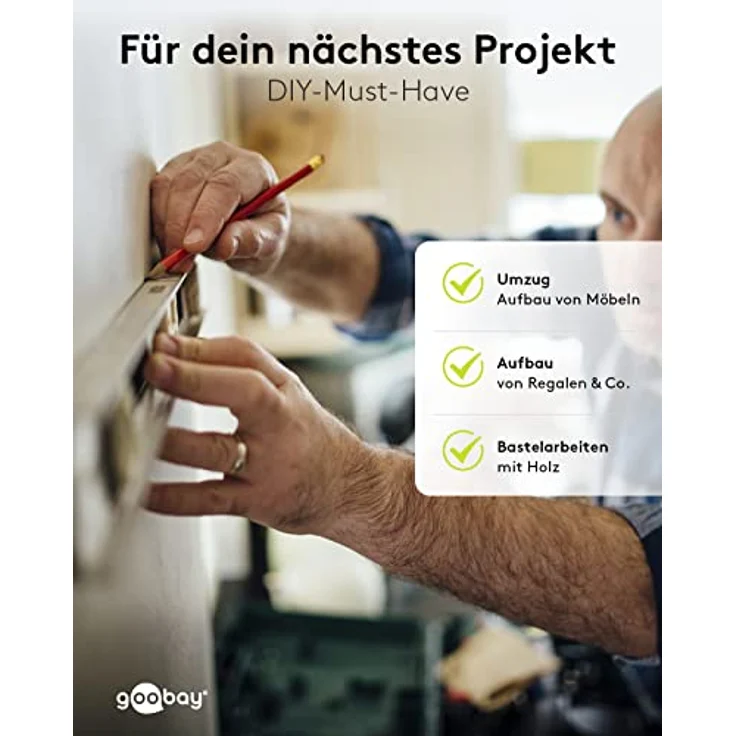 Fixpoint 71880 Akkuschrauber kompakter Knickschrauber mit Li-Ion Akku inklusive Bitsatz und Ladegerät, 6 W, 5 V – Bild 5
