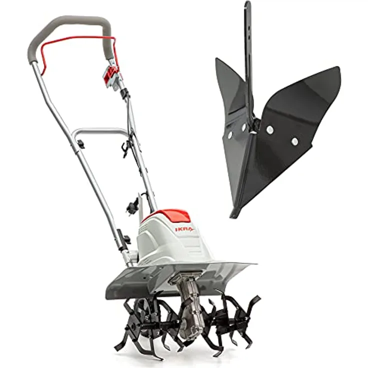 ikra GmbH Elektromotorhacke FEM 1500, 1500 W, 45 cm Arbeitsbreite, inkl. Häufelpflug, 17 bis 45 cm tief