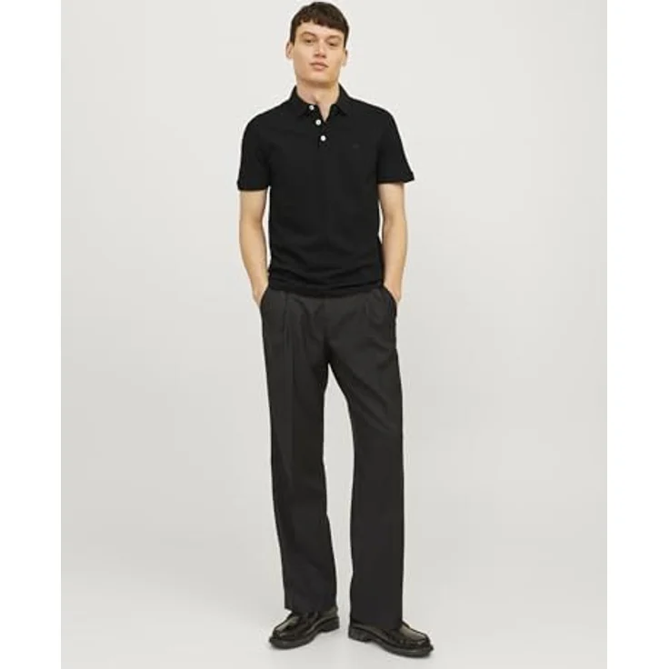 Jack & Jones Poloshirt Paulos Polo, sportlich mit kontrastfarbenen Elementen, schmal geschnitten, blau – Bild 5