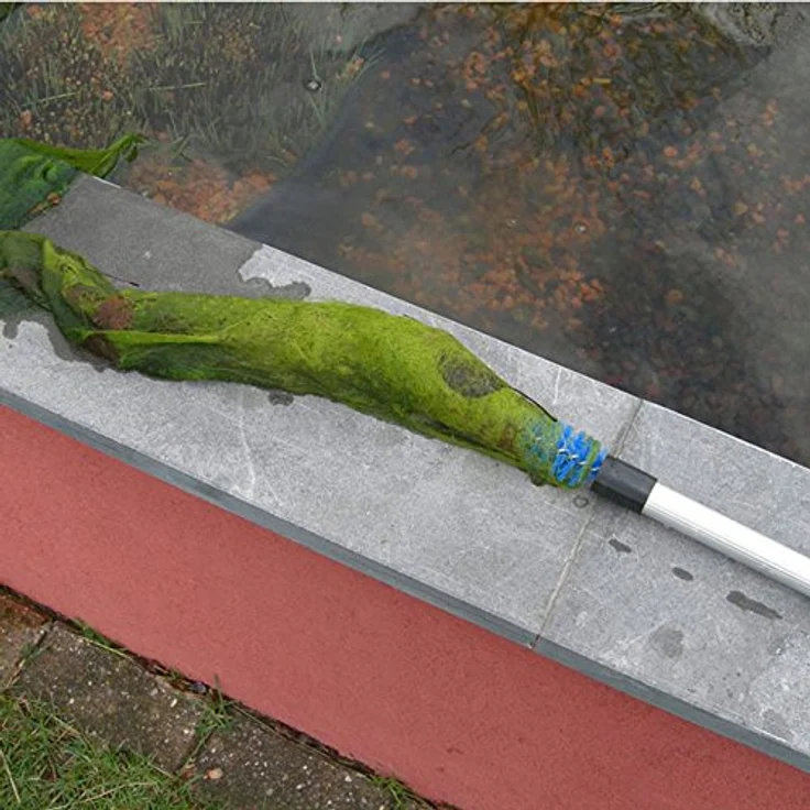 FIAP AlgaeBrush Active - Algenbürste - Algenentfernung - Fadenalgen - inkl. Teleskopstiel bis 1,8 Meter - Hilfsmittel - Teichzubehör - Zubehör - Reinigung - Teichwerkzeug - Gartenteich – Bild 3