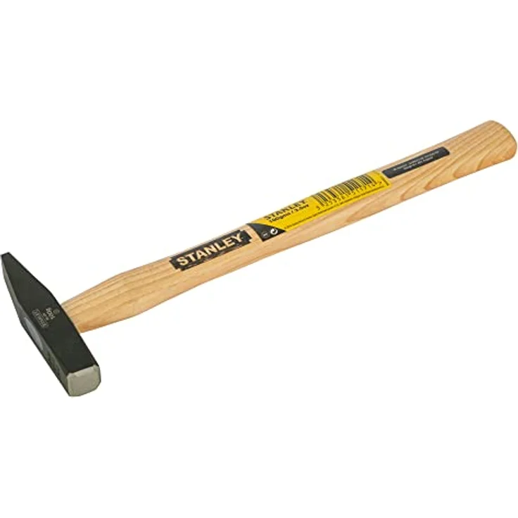 Stanley Schlosserhammer (mit Holzstiel, 100 g Kopfgewicht, schwarz lackierter Kopf, Eschenstiel mit Klarlack) 1-51-171 - Preisvergleich – Bild 6