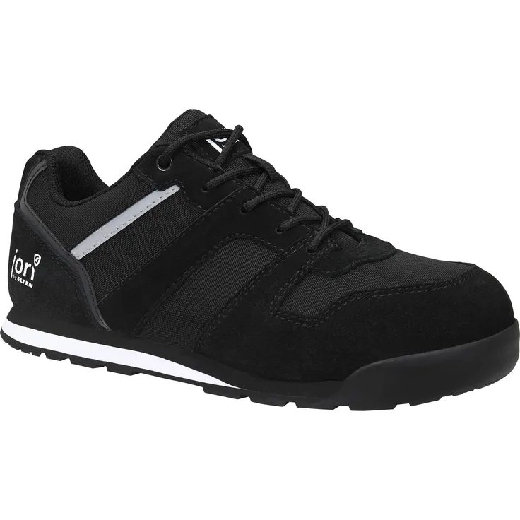 Jori jo_SLIM black Low ESD S3 Sicherheitsschuh, Professional mit hydrophobiertem Veloursleder und EVA Sohle