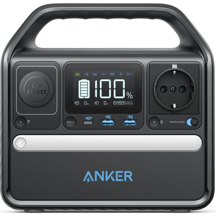 Anker 521 PowerHouse Zellkapazität 256 Wh, 200 W, 5 Anschlüsse, sturzsicheres Design – Bild 1